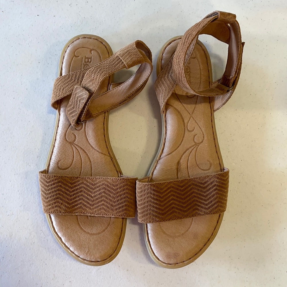 Brown Born sandals, size 10
